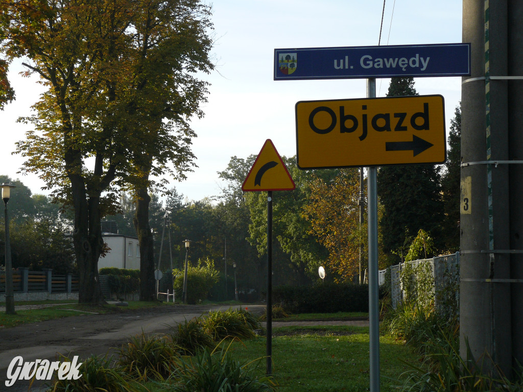 Nakło Śląskie. Rozkopana ul. Dworcowa