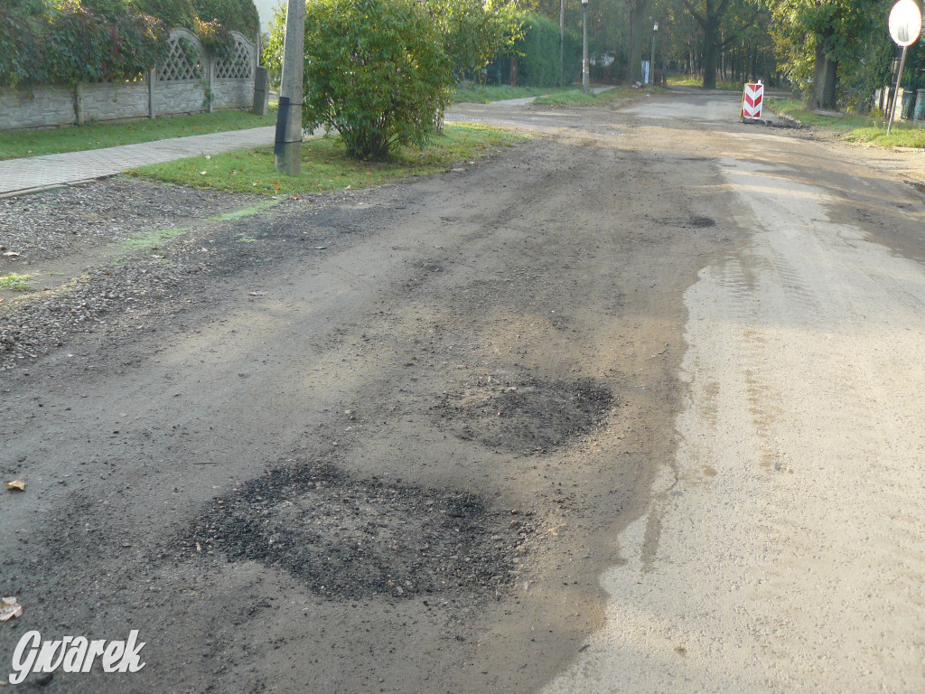 Nakło Śląskie. Rozkopana ul. Dworcowa