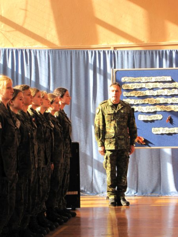 Ślubowanie klasy o profilu straży granicznej [FOTO]