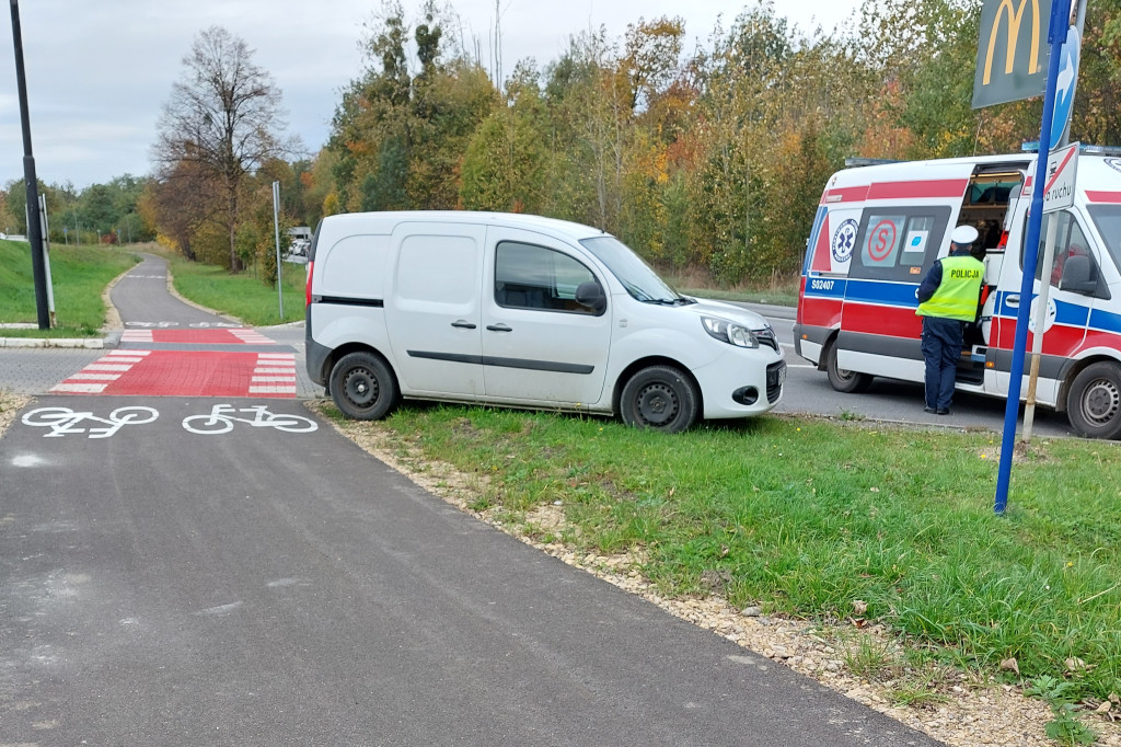 Tarnowskie Góry. Potrącenie kobiety na hulajnodze