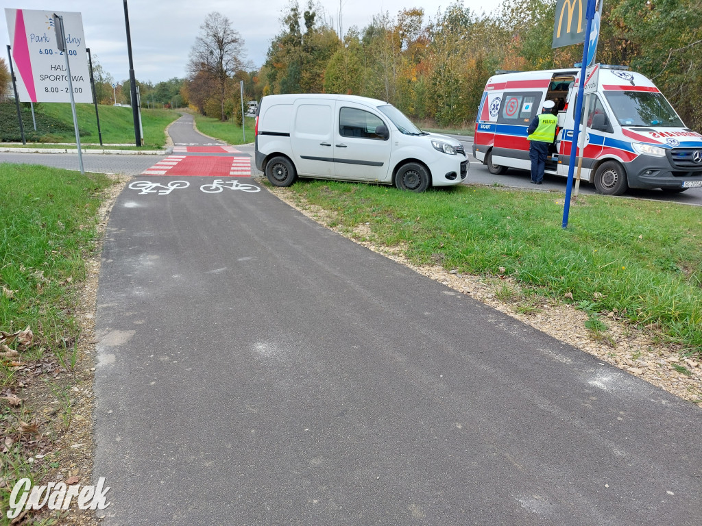 Tarnowskie Góry. Potrącenie kobiety na hulajnodze