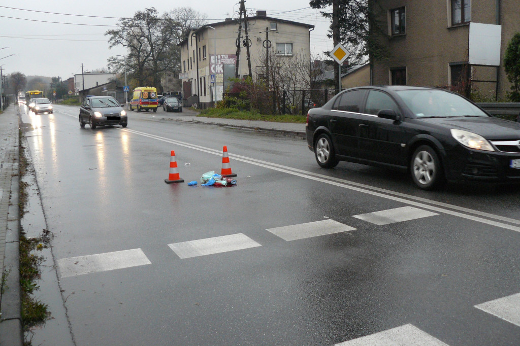 Tarnowskie Góry. Wypadek na przejściu dla pieszych