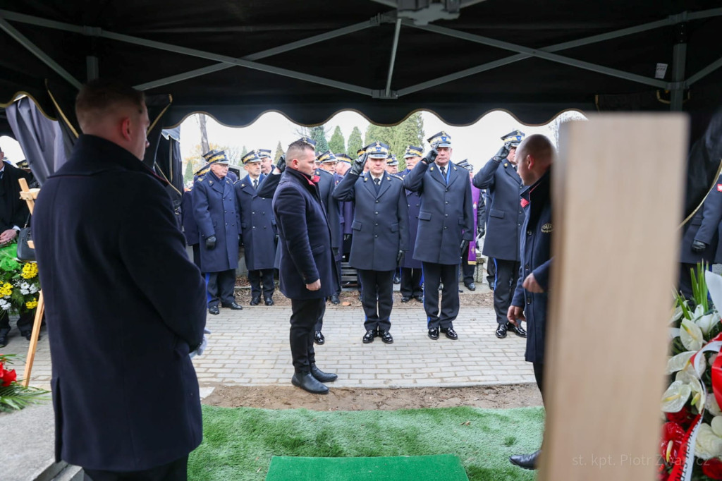 Strażackie pożegnanie generała Zbigniewa Meresa