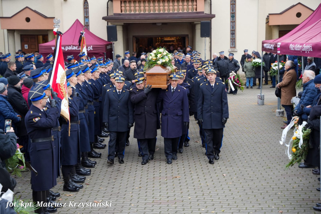 Strażackie pożegnanie generała Zbigniewa Meresa