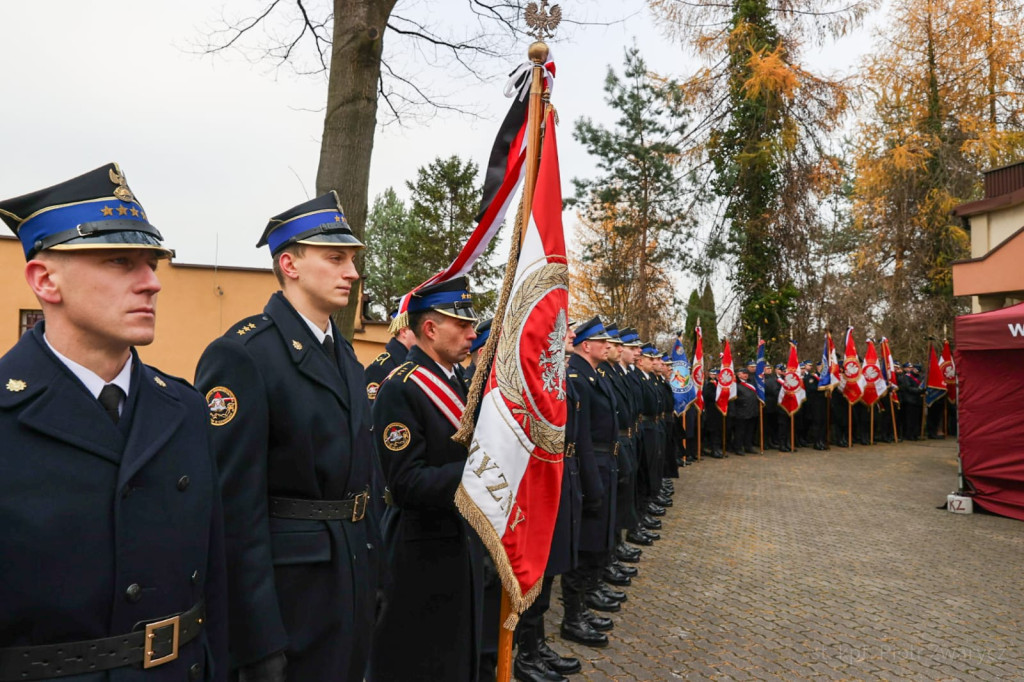 Strażackie pożegnanie generała Zbigniewa Meresa