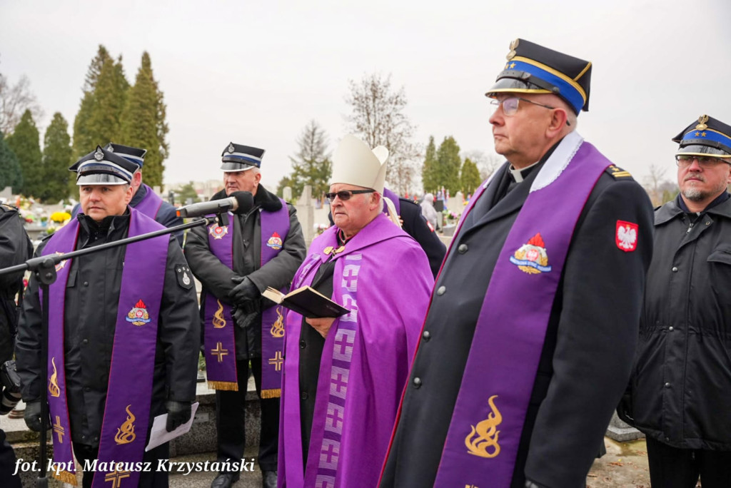 Strażackie pożegnanie generała Zbigniewa Meresa