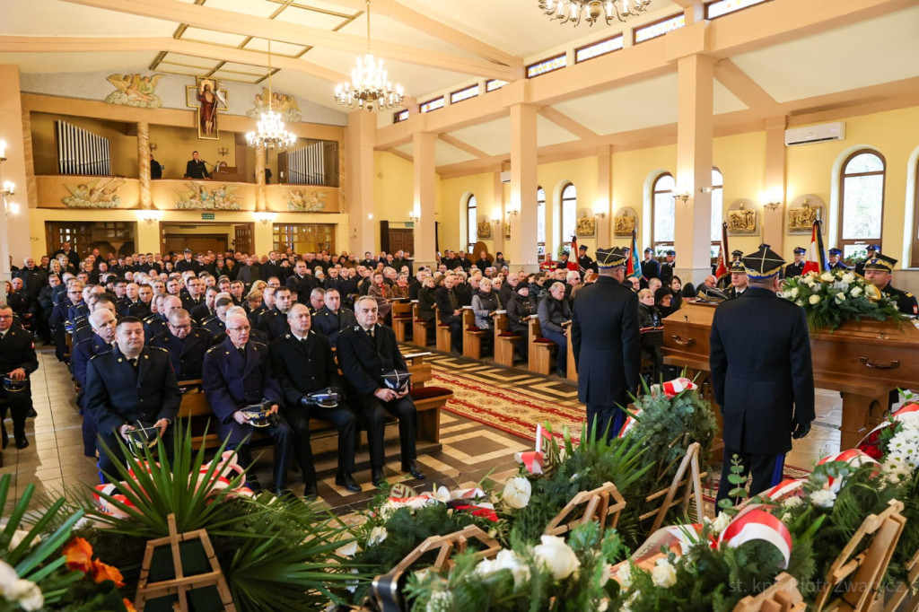 Strażackie pożegnanie generała Zbigniewa Meresa