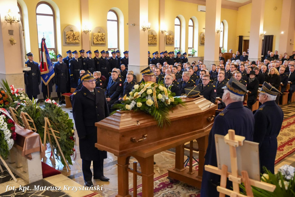 Strażackie pożegnanie generała Zbigniewa Meresa