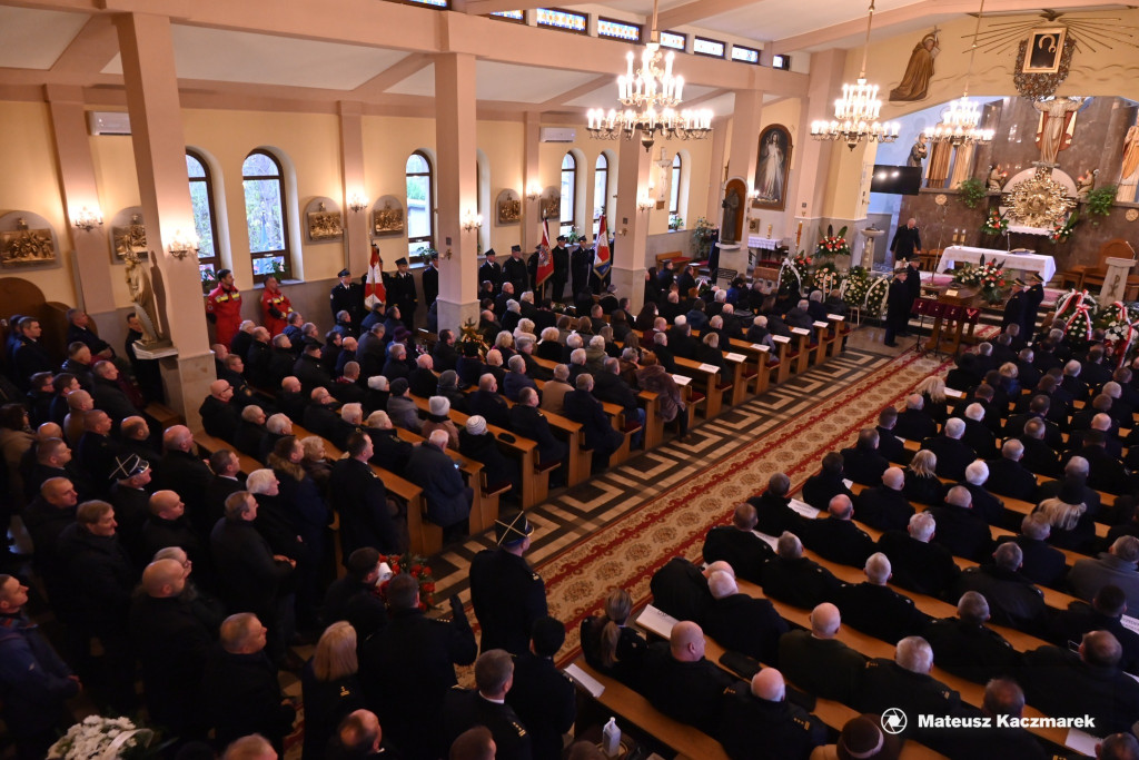 Strażackie pożegnanie generała Zbigniewa Meresa