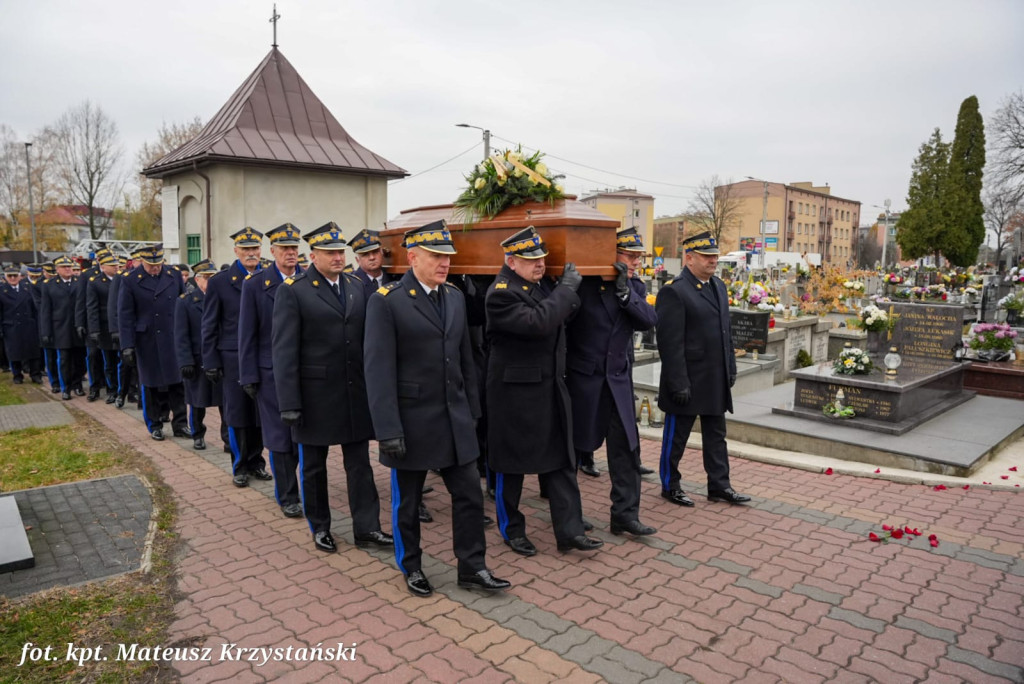 Strażackie pożegnanie generała Zbigniewa Meresa