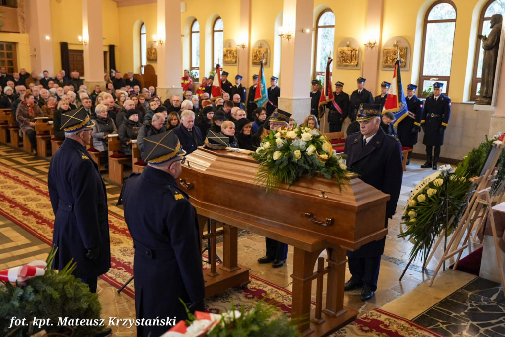 Strażackie pożegnanie generała Zbigniewa Meresa