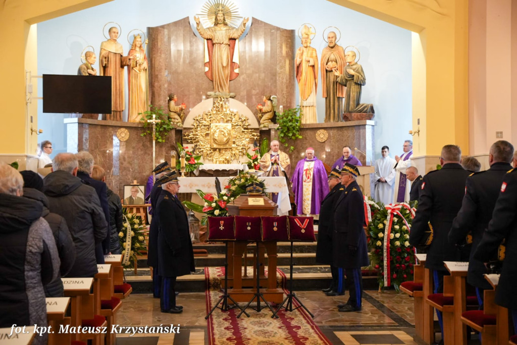 Strażackie pożegnanie generała Zbigniewa Meresa