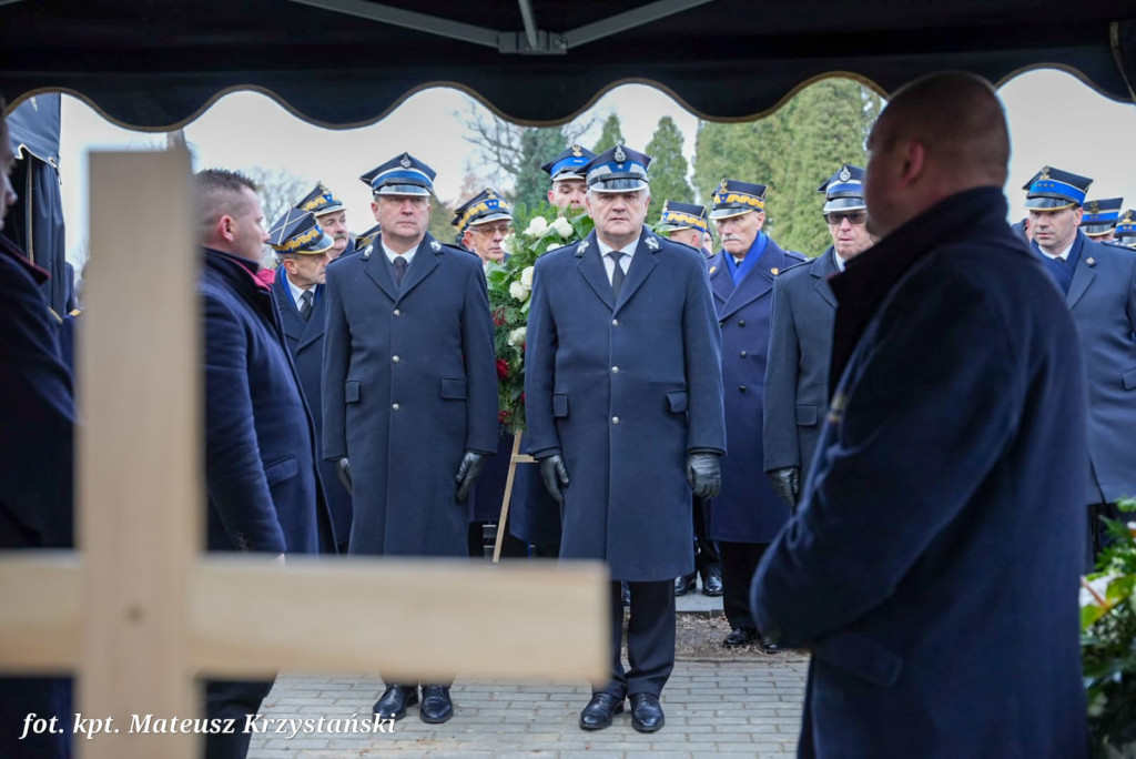 Strażackie pożegnanie generała Zbigniewa Meresa