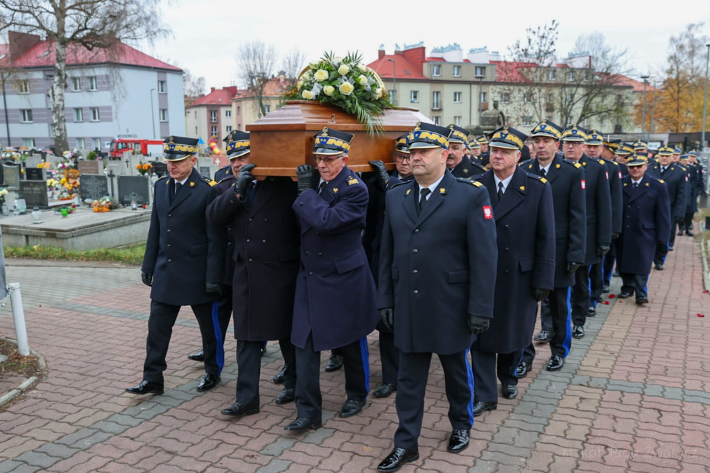 Strażackie pożegnanie generała Zbigniewa Meresa