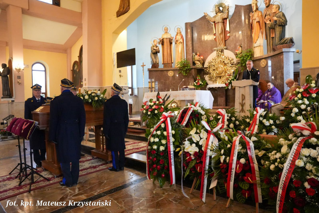 Strażackie pożegnanie generała Zbigniewa Meresa