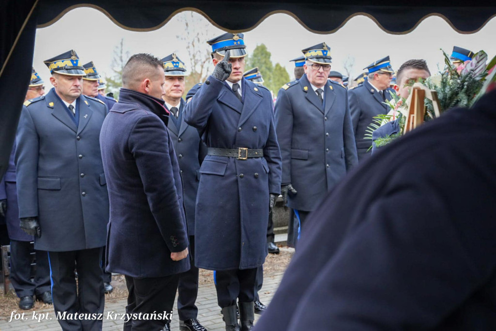 Strażackie pożegnanie generała Zbigniewa Meresa