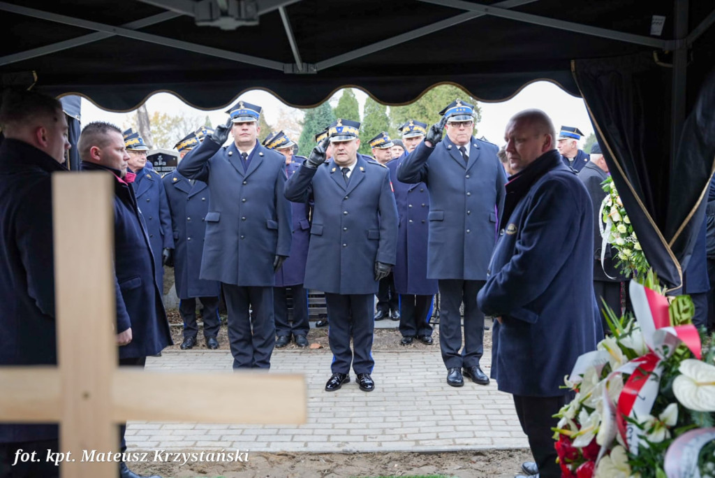 Strażackie pożegnanie generała Zbigniewa Meresa