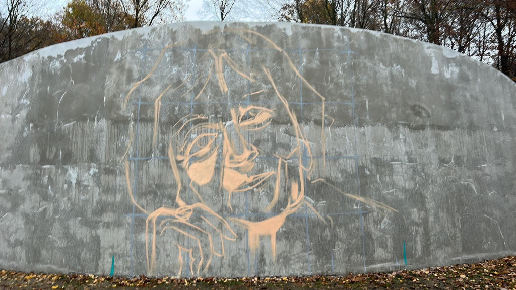 Powstaje mural z Wisławą Szymborską