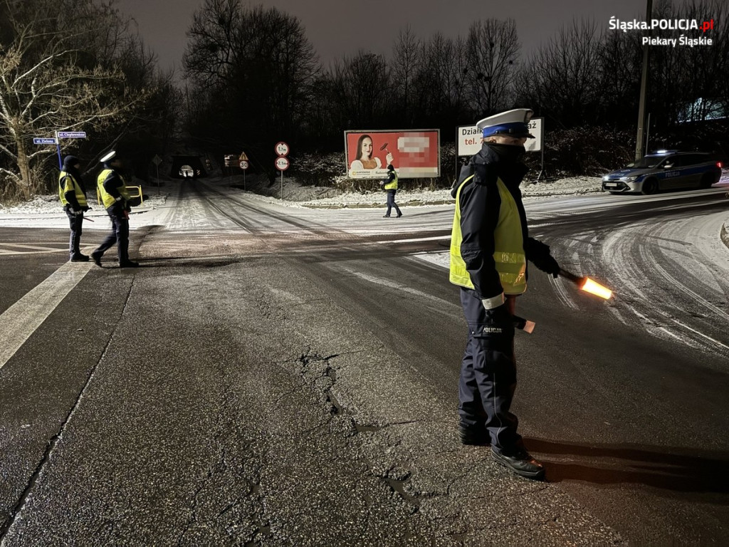 Akcja na piekarskich drogach