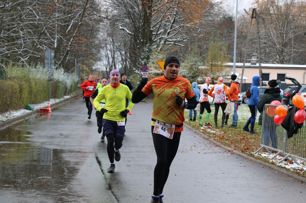 Koszęcińska Dycha. Śnieg nie zniechęcił biegaczy [FOTO]