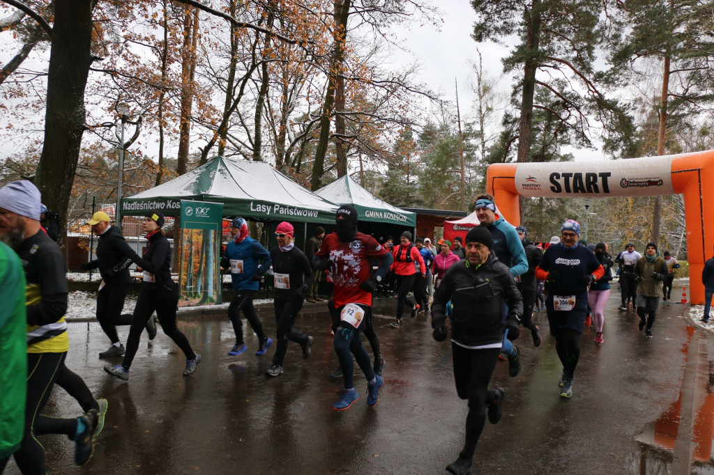 Koszęcińska Dycha. Śnieg nie zniechęcił biegaczy [FOTO]