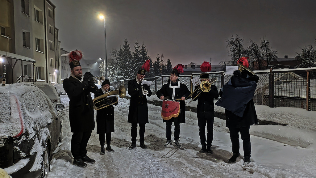 Radzionków, Bytom. Górnicze pobudki z okazji Barbórki [FOTO]