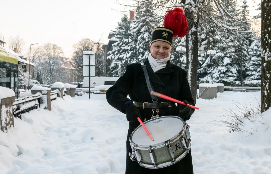 Radzionków, Bytom. Górnicze pobudki z okazji Barbórki [FOTO]