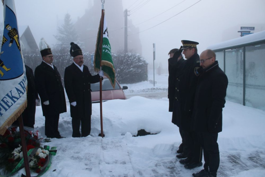 O świcie na osiedlu zagrała orkiestra górnicza