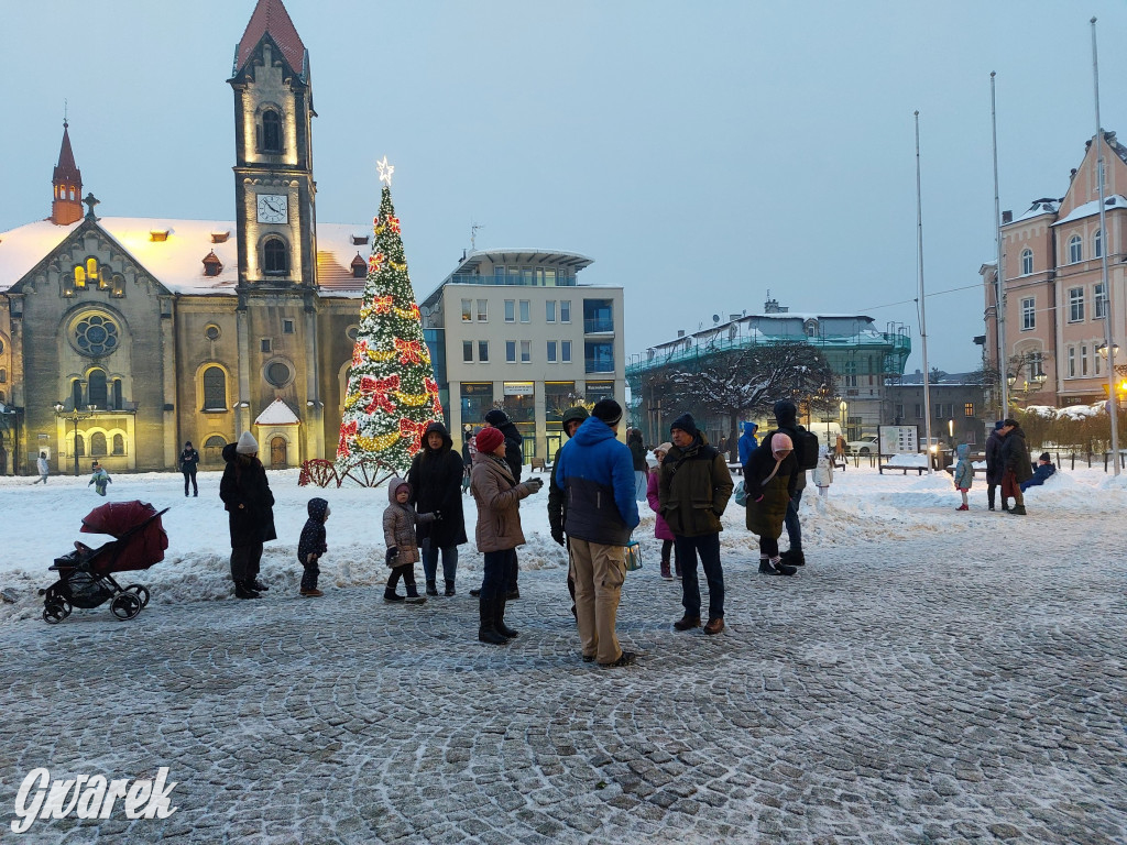 Mikołaj na rynku w Tarnowskich Górach
