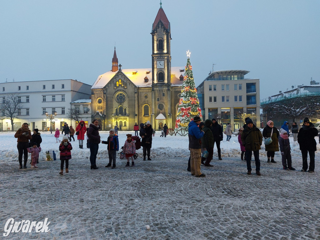 Mikołaj na rynku w Tarnowskich Górach