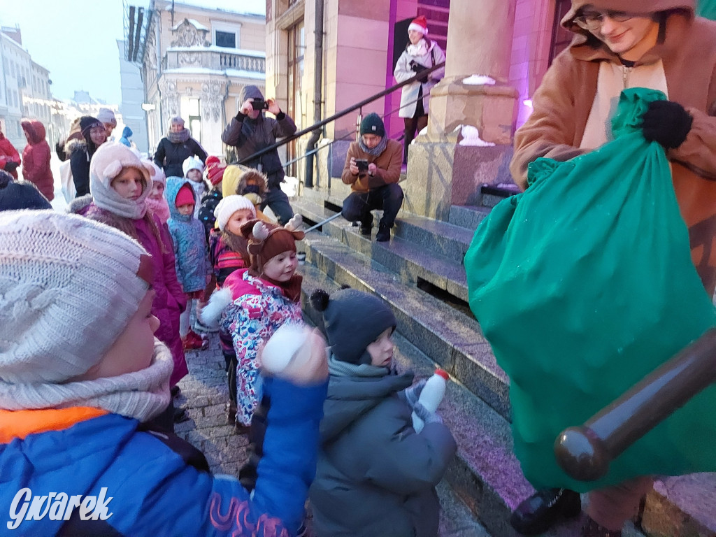 Mikołaj na rynku w Tarnowskich Górach