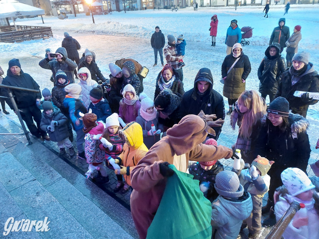 Mikołaj na rynku w Tarnowskich Górach