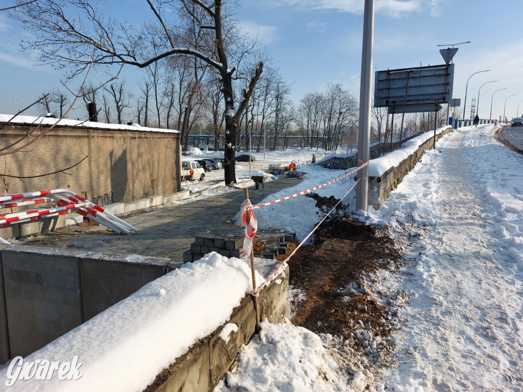 Tarnowskie Góry. Budują rampę dla rowerzystów