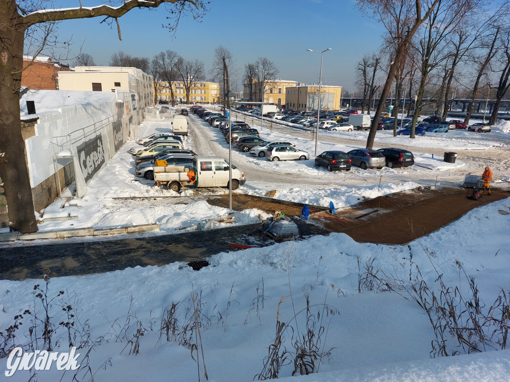 Tarnowskie Góry. Budują rampę dla rowerzystów