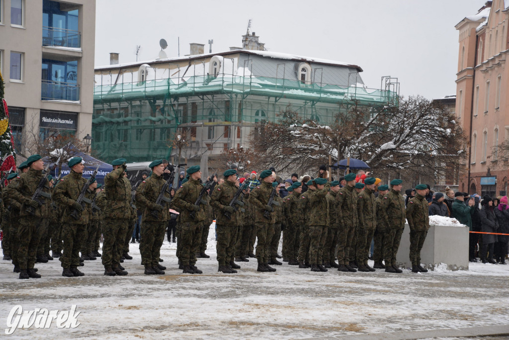 Tarnowskie Góry. Przysięga wojskowa na rynku