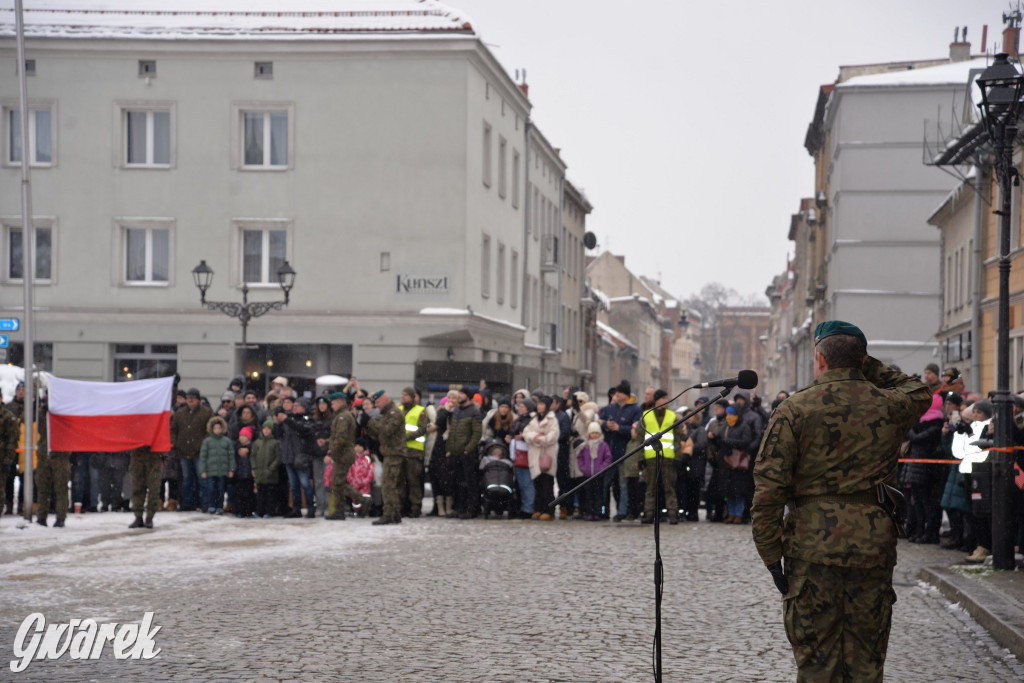 Tarnowskie Góry. Przysięga wojskowa na rynku