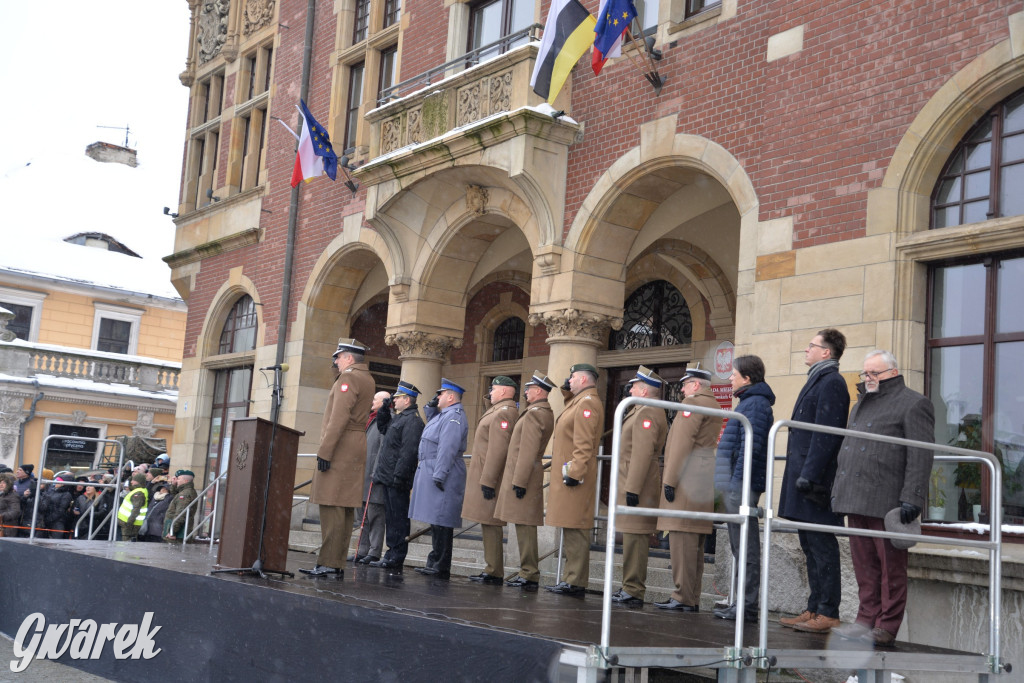 Tarnowskie Góry. Przysięga wojskowa na rynku