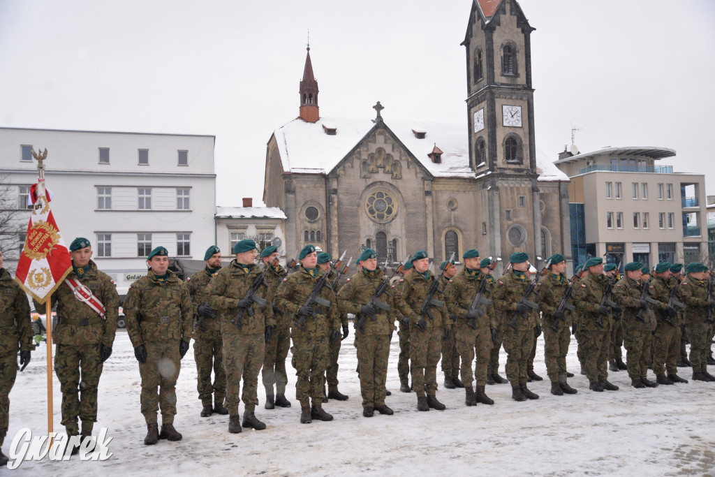 Tarnowskie Góry. Przysięga wojskowa na rynku