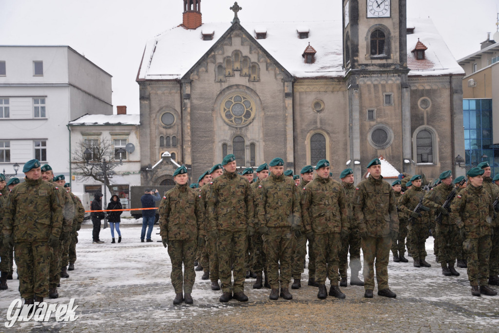 Tarnowskie Góry. Przysięga wojskowa na rynku