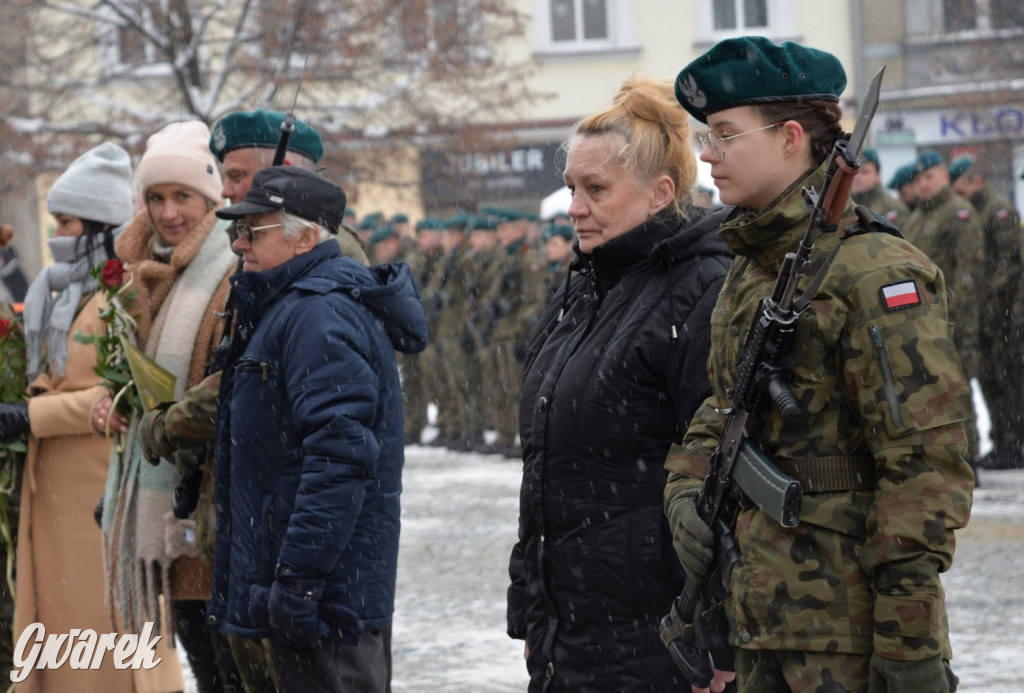 Tarnowskie Góry. Przysięga wojskowa na rynku