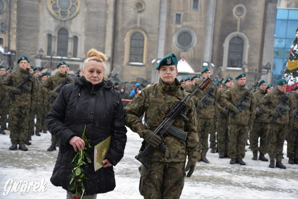 Tarnowskie Góry. Przysięga wojskowa na rynku