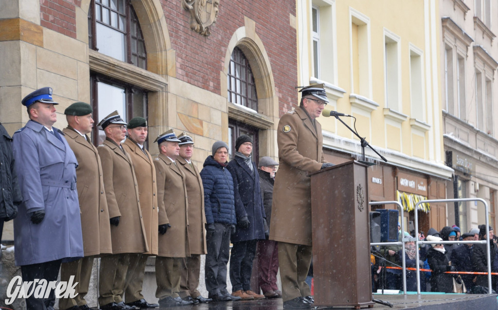 Tarnowskie Góry. Przysięga wojskowa na rynku