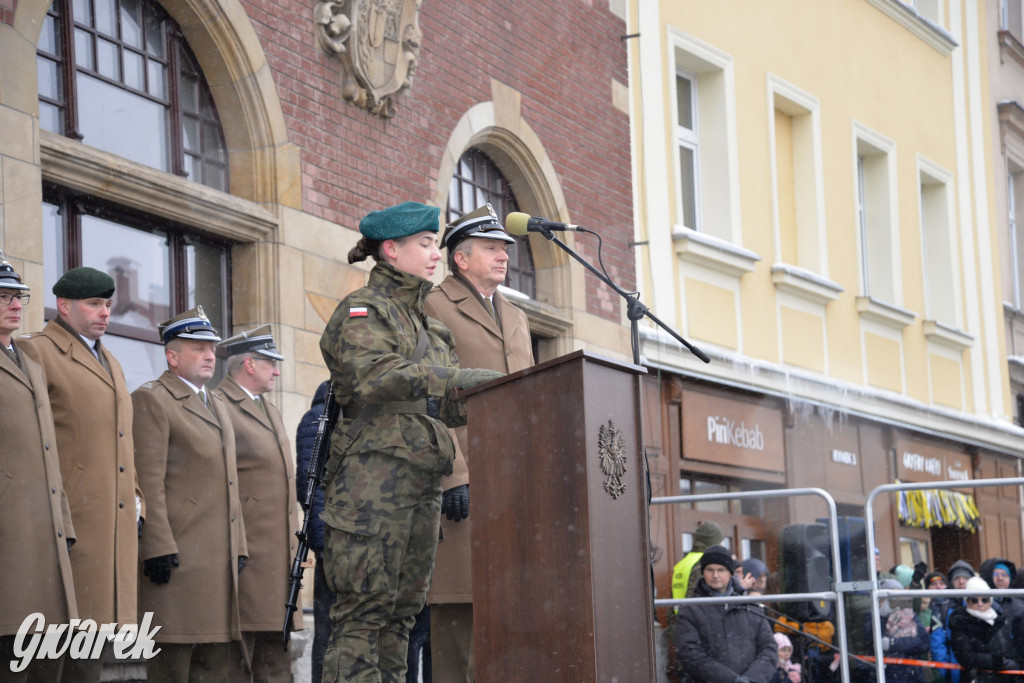 Tarnowskie Góry. Przysięga wojskowa na rynku