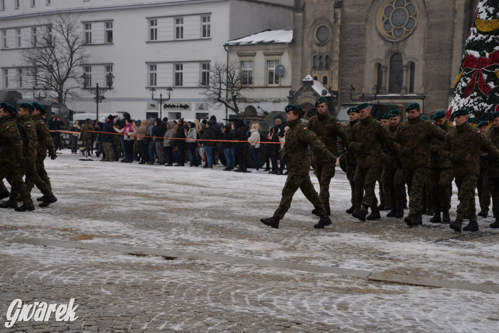 Tarnowskie Góry. Przysięga wojskowa na rynku