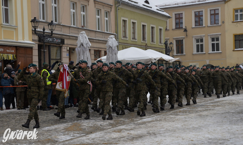 Tarnowskie Góry. Przysięga wojskowa na rynku