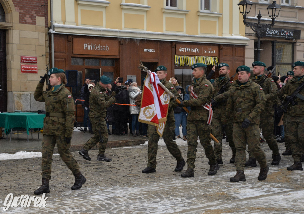 Tarnowskie Góry. Przysięga wojskowa na rynku