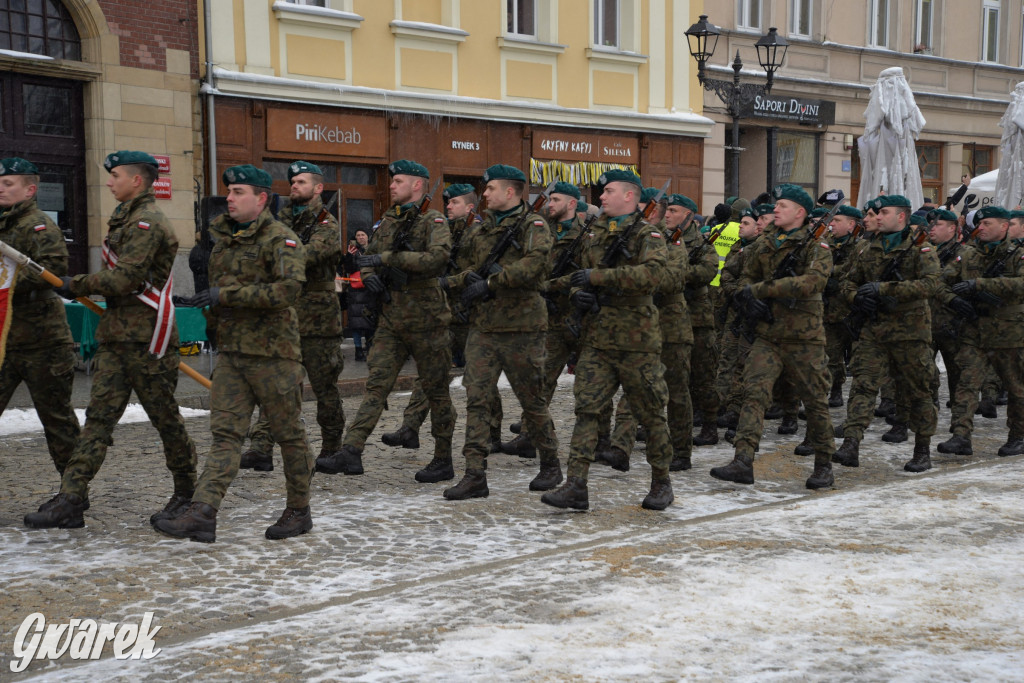 Tarnowskie Góry. Przysięga wojskowa na rynku