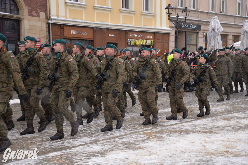 Tarnowskie Góry. Przysięga wojskowa na rynku