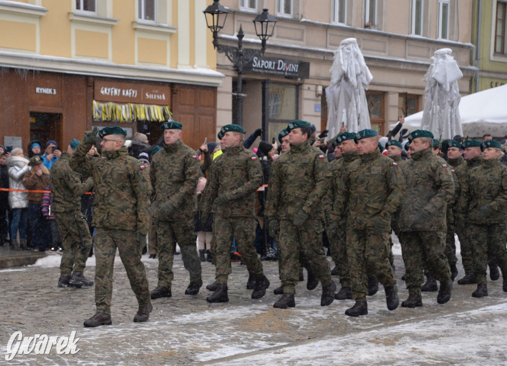 Tarnowskie Góry. Przysięga wojskowa na rynku