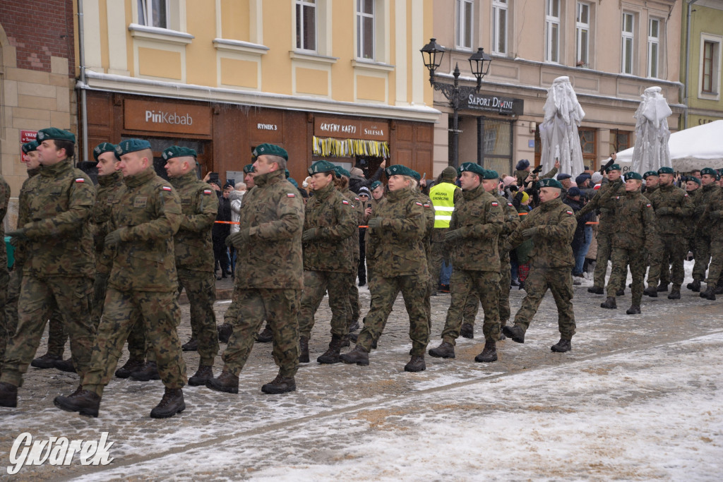 Tarnowskie Góry. Przysięga wojskowa na rynku